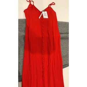 Asos button through maternity maxi dress